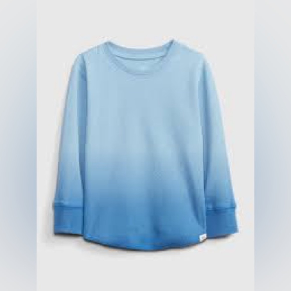 NEW Baby Gap Waffle Ombré Shirt in Blue
